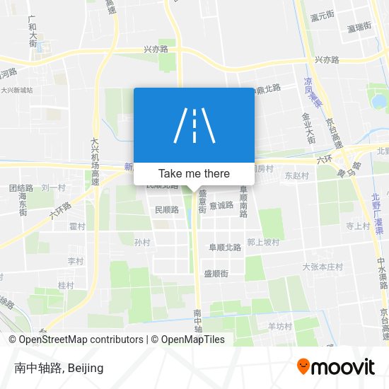 南中轴路 map