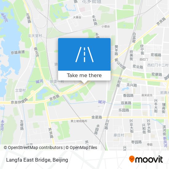 Langfa East Bridge map