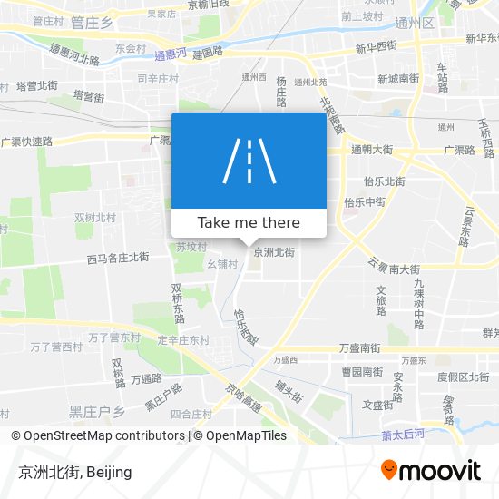 京洲北街 map