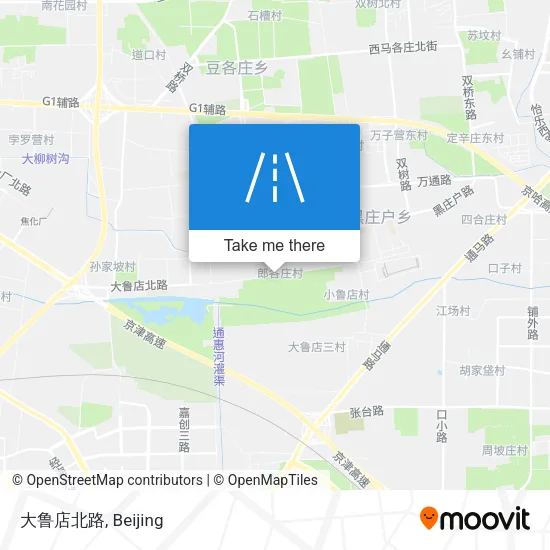 大鲁店北路 map