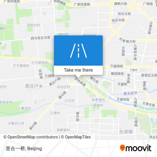 普合一桥 map