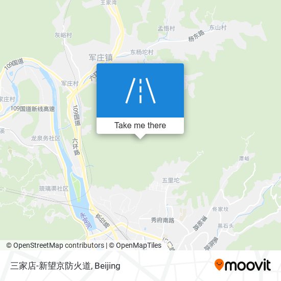 三家店-新望京防火道 map