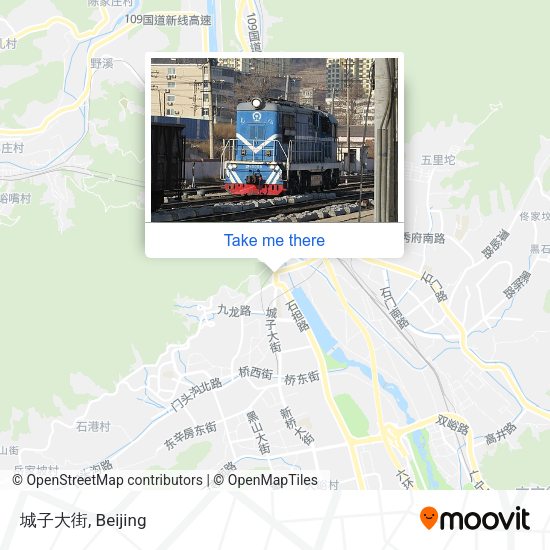 城子大街 map