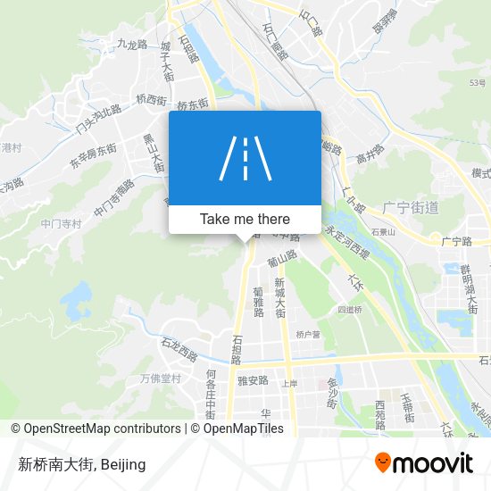新桥南大街 map