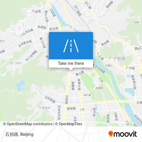 石担路 map
