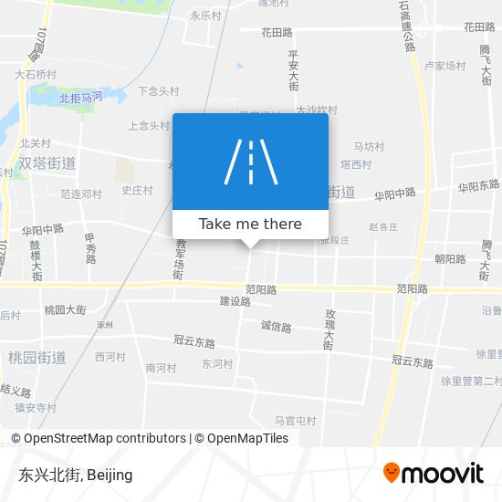 东兴北街 map