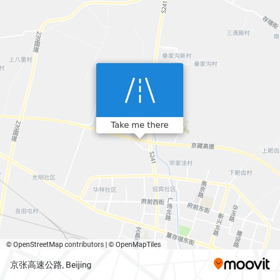 京张高速公路 map