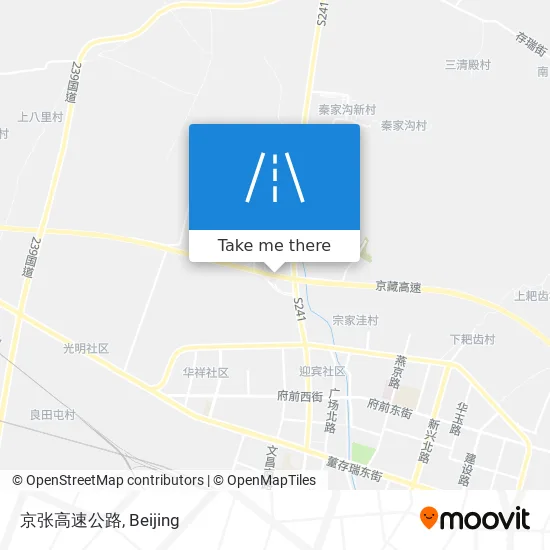 京张高速公路 map