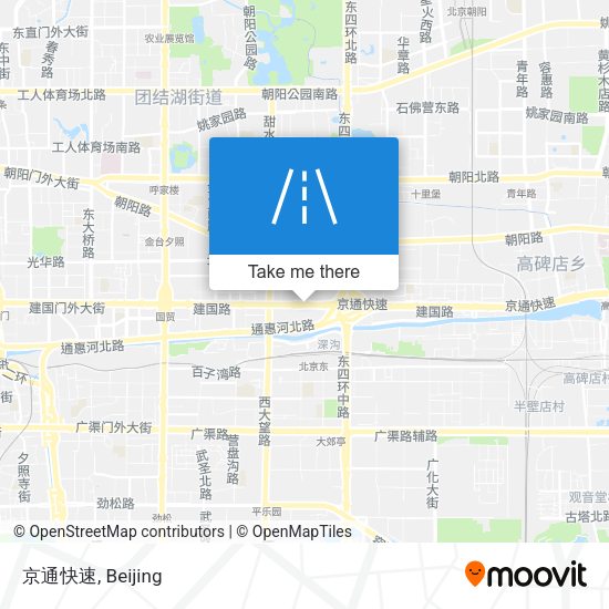 京通快速 map