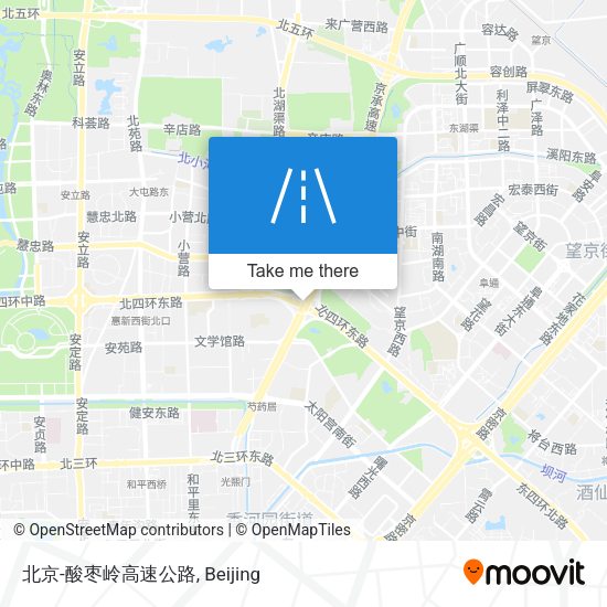 北京-酸枣岭高速公路 map
