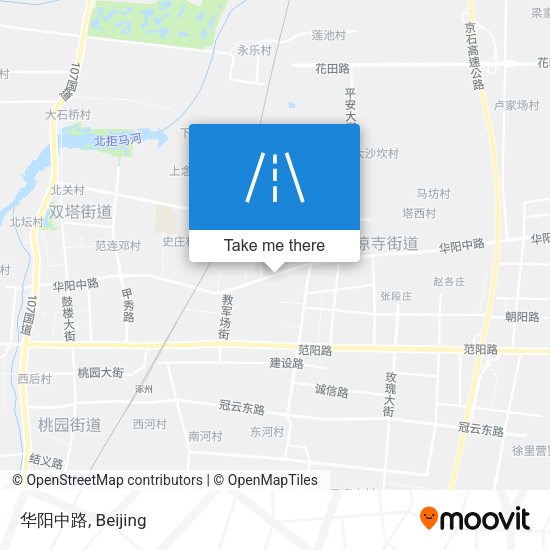 华阳中路 map