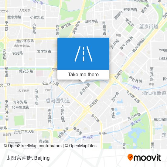 太阳宫南街 map