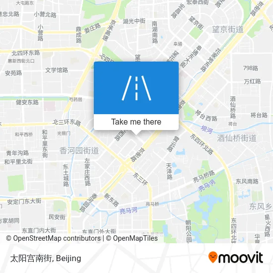 太阳宫南街 map