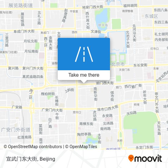 宣武门东大街 map