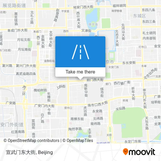 宣武门东大街 map