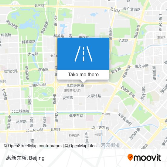 惠新东桥 map