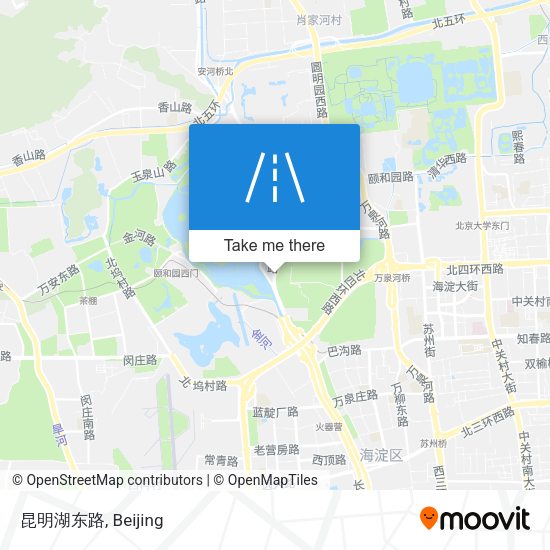 昆明湖东路 map
