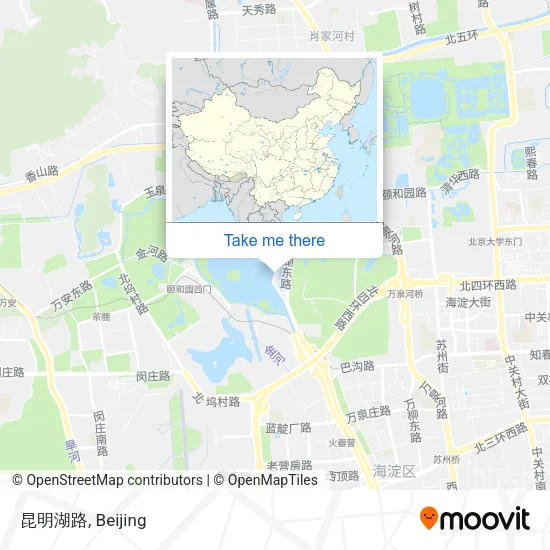 昆明湖路 map