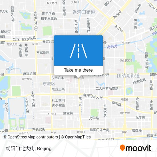 朝阳门北大街 map