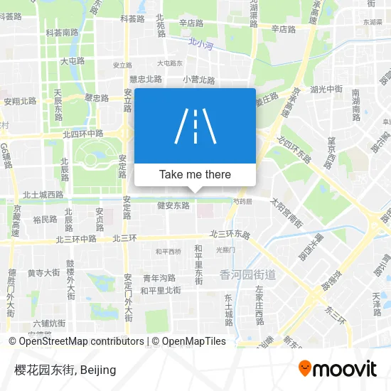 樱花园东街 map