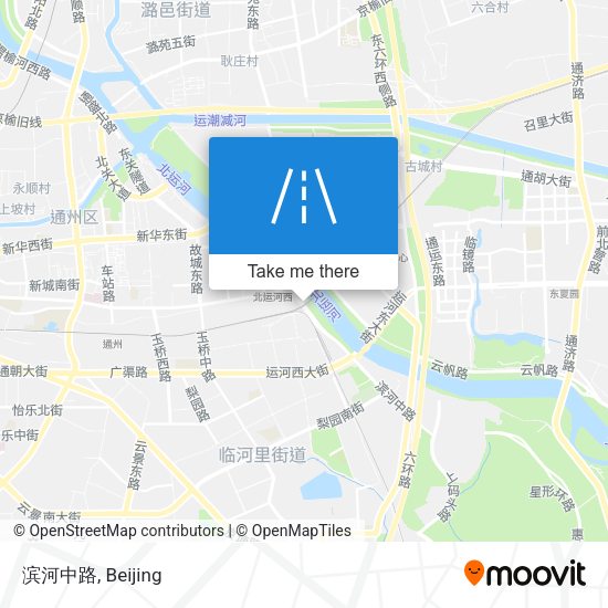 滨河中路 map