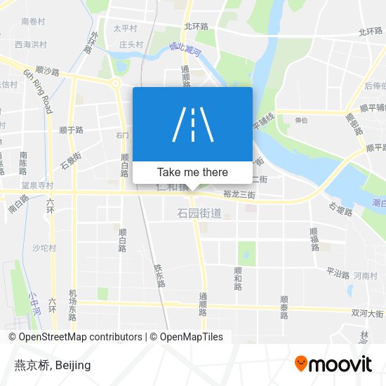 燕京桥 map