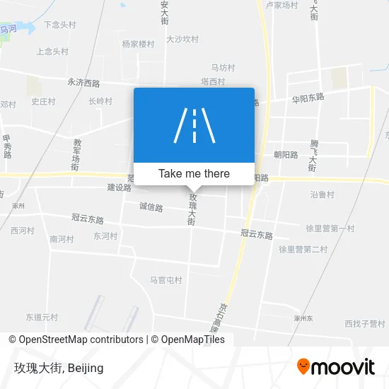 玫瑰大街 map