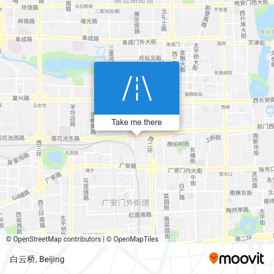 白云桥 map