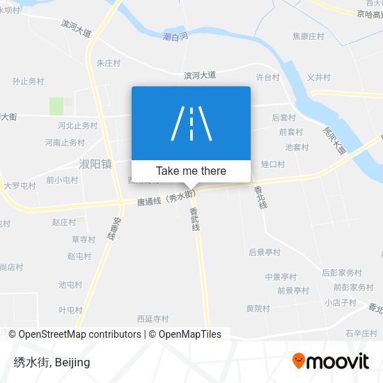 绣水街 map