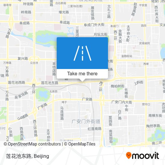 莲花池东路 map