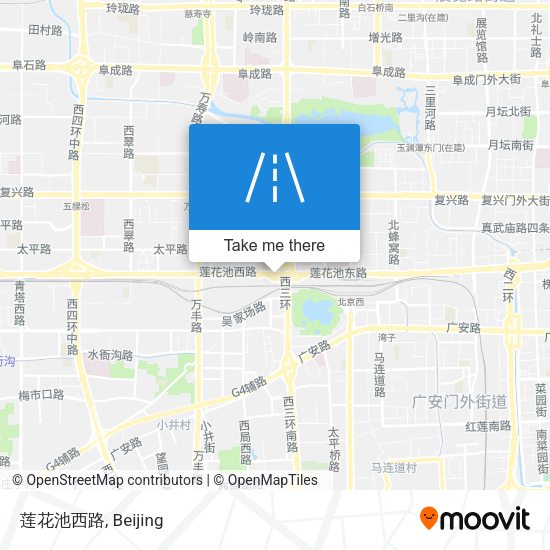 莲花池西路 map
