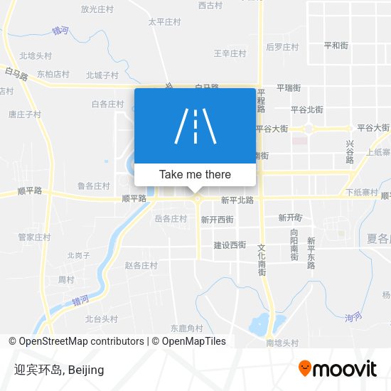 迎宾环岛 map