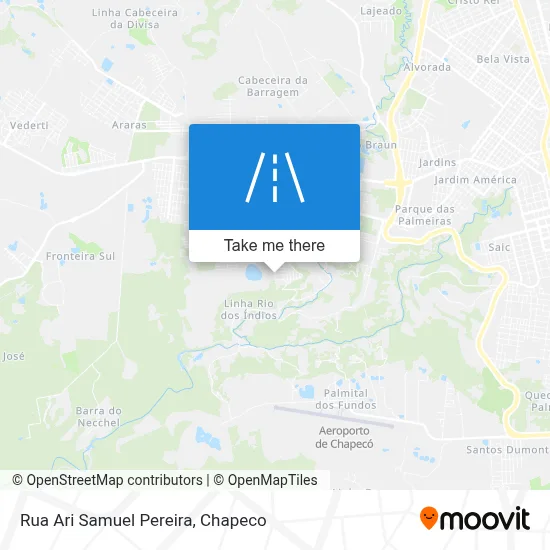 Rua Ari Samuel Pereira map