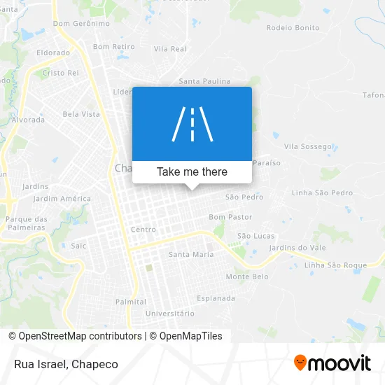 Rua Israel map
