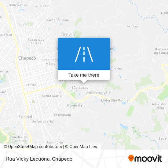Rua Vicky Lecuona map