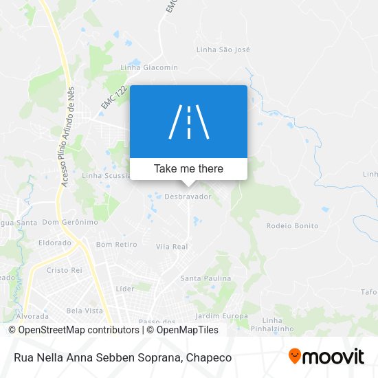 Rua Nella Anna Sebben Soprana map