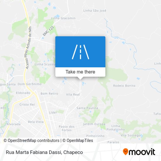 Rua Marta Fabiana Dassi map