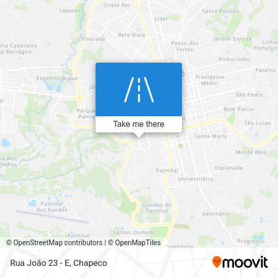 Rua João 23 - E map