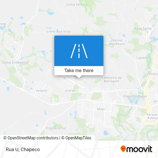Rua U map