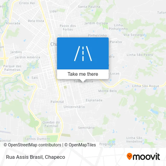 Rua Assis Brasil map