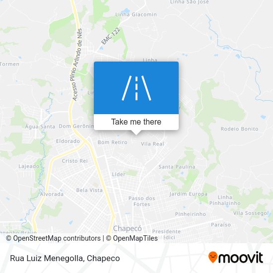 Rua Luiz Menegolla map