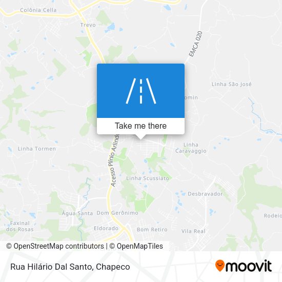 Rua Hilário Dal Santo map