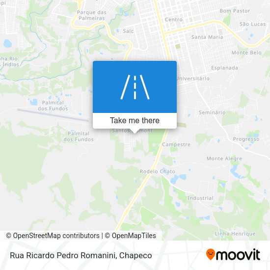 Rua Ricardo Pedro Romanini map