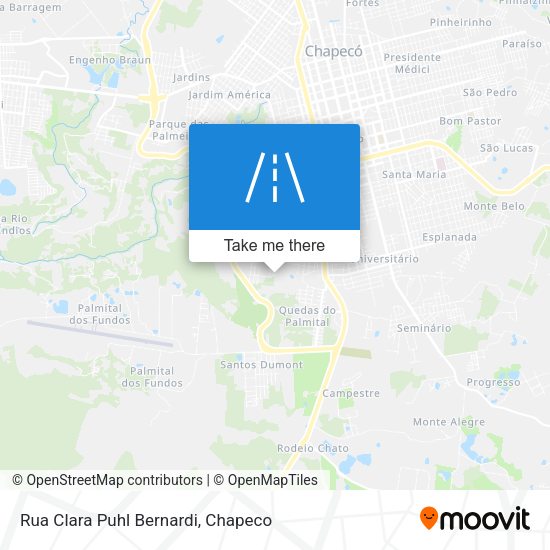 Rua Clara Puhl Bernardi map