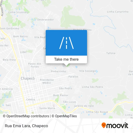 Rua Ema Lara map