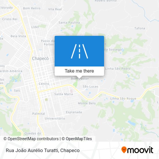 Rua João Aurélio Turatti map