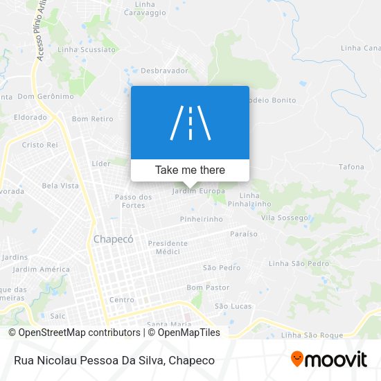 Rua Nicolau Pessoa Da Silva map