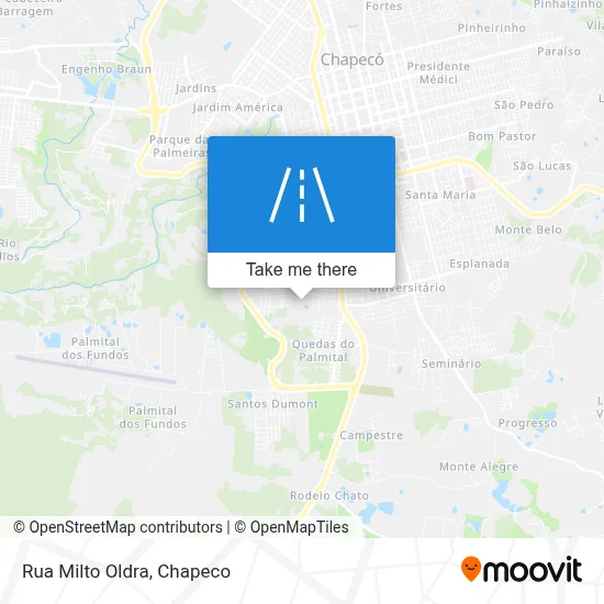 Rua Milto Oldra map