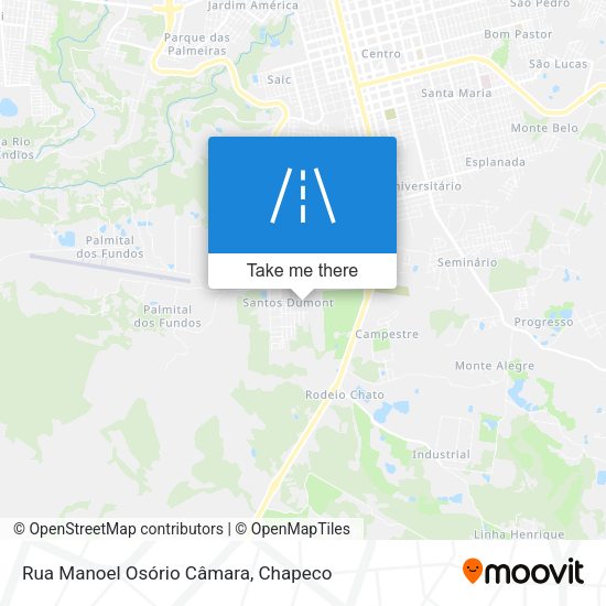 Rua Manoel Osório Câmara map