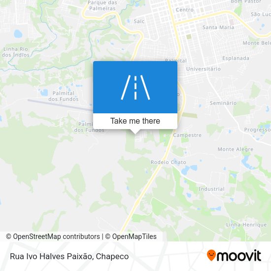 Rua Ivo Halves Paixão map